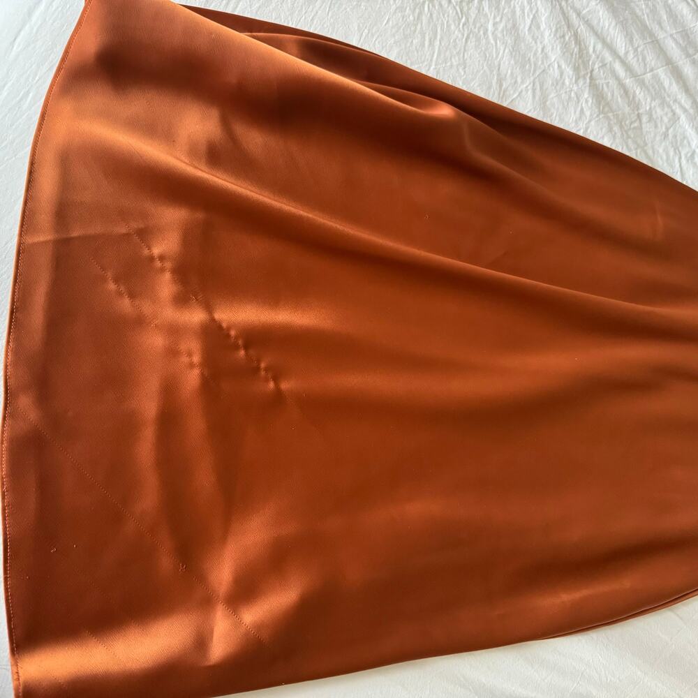 Good American Mauve Satin Dress L 3 - Picture 7 of 9